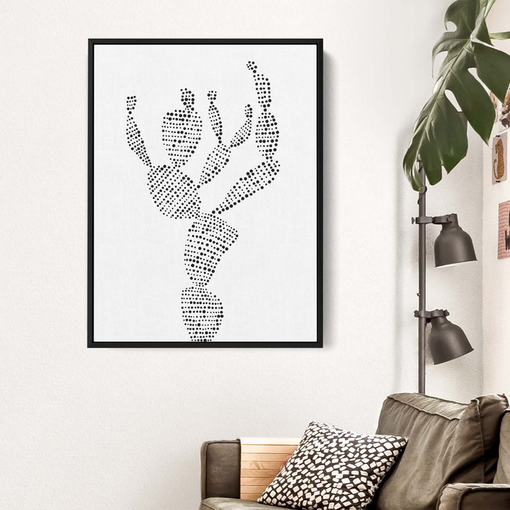 Minimalist Prickly Pear Cactus, No. 2 - Jetty Home