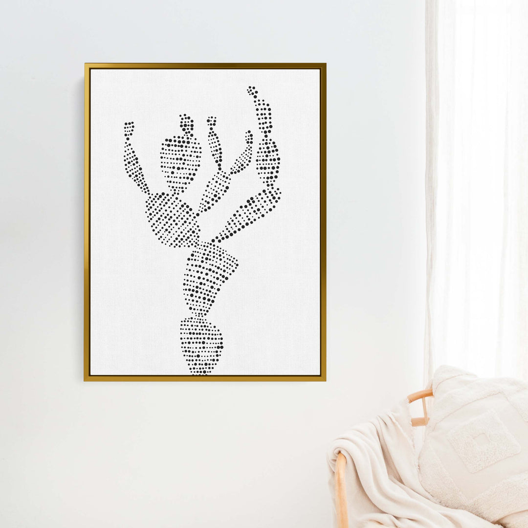 Minimalist Prickly Pear Cactus, No. 2 - Jetty Home