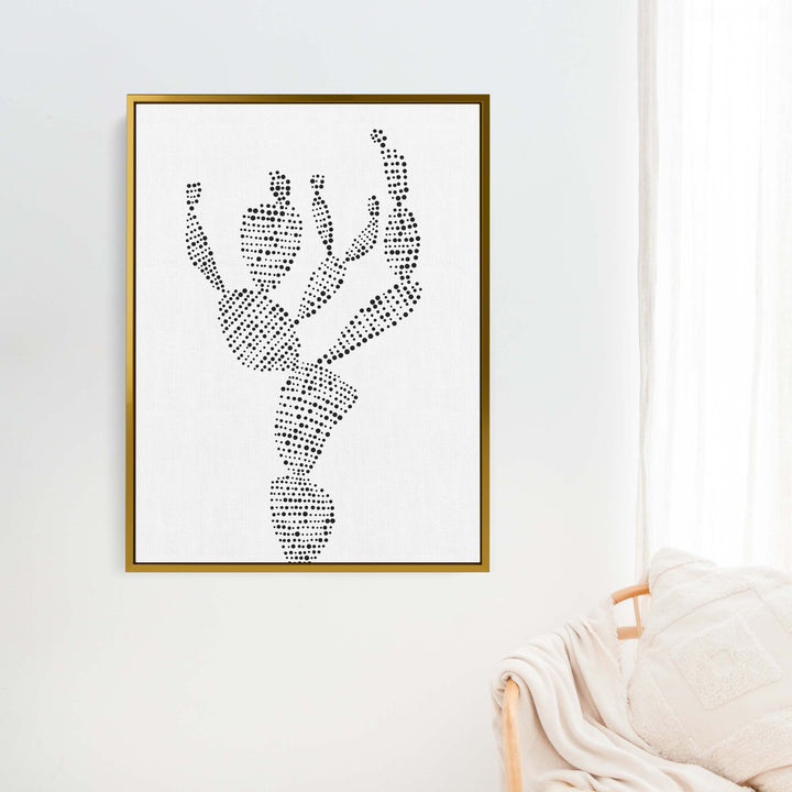 Minimalist Prickly Pear Cactus, No. 2 - Jetty Home