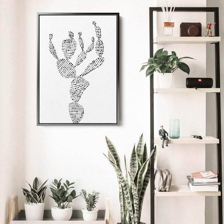 Minimalist Prickly Pear Cactus, No. 2 - Jetty Home