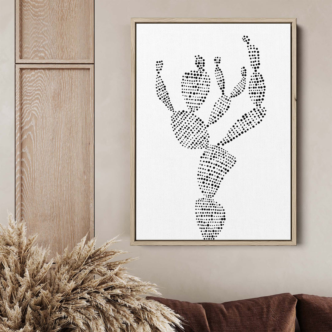 Minimalist Prickly Pear Cactus, No. 2 - Jetty Home