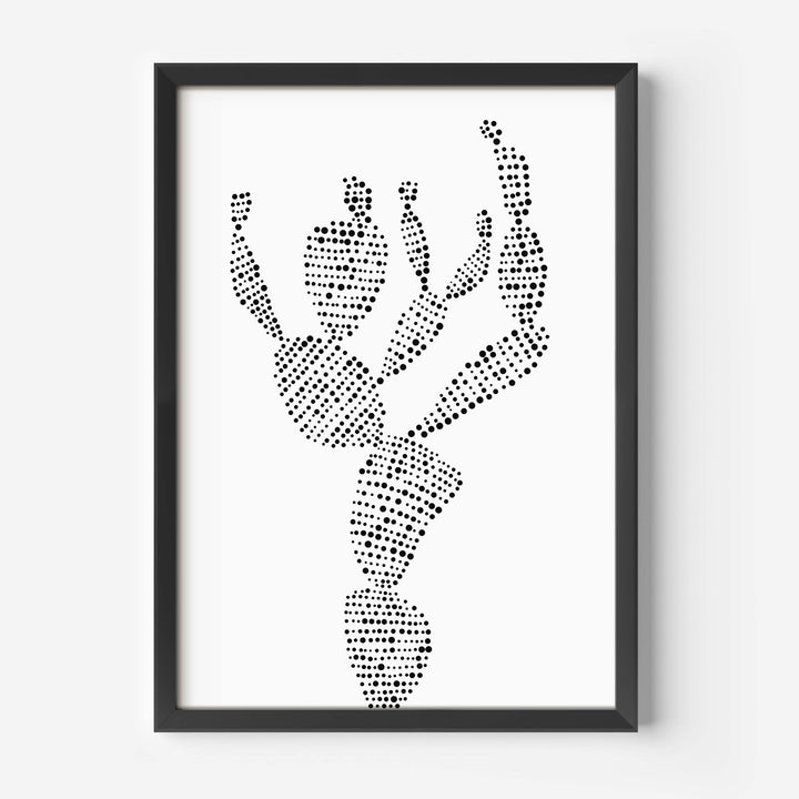 Minimalist Prickly Pear Cactus, No. 2 - Jetty Home