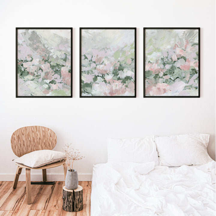 Flowers in Full Bloom - Set of 3 - Jetty Home