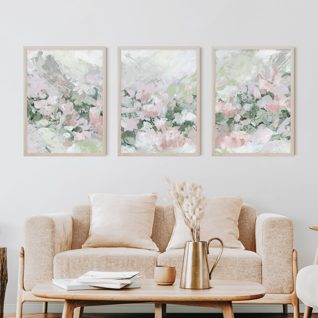 Flowers in Full Bloom - Set of 3 - Jetty Home