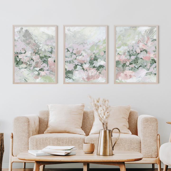 Flowers in Full Bloom - Set of 3 - Jetty Home