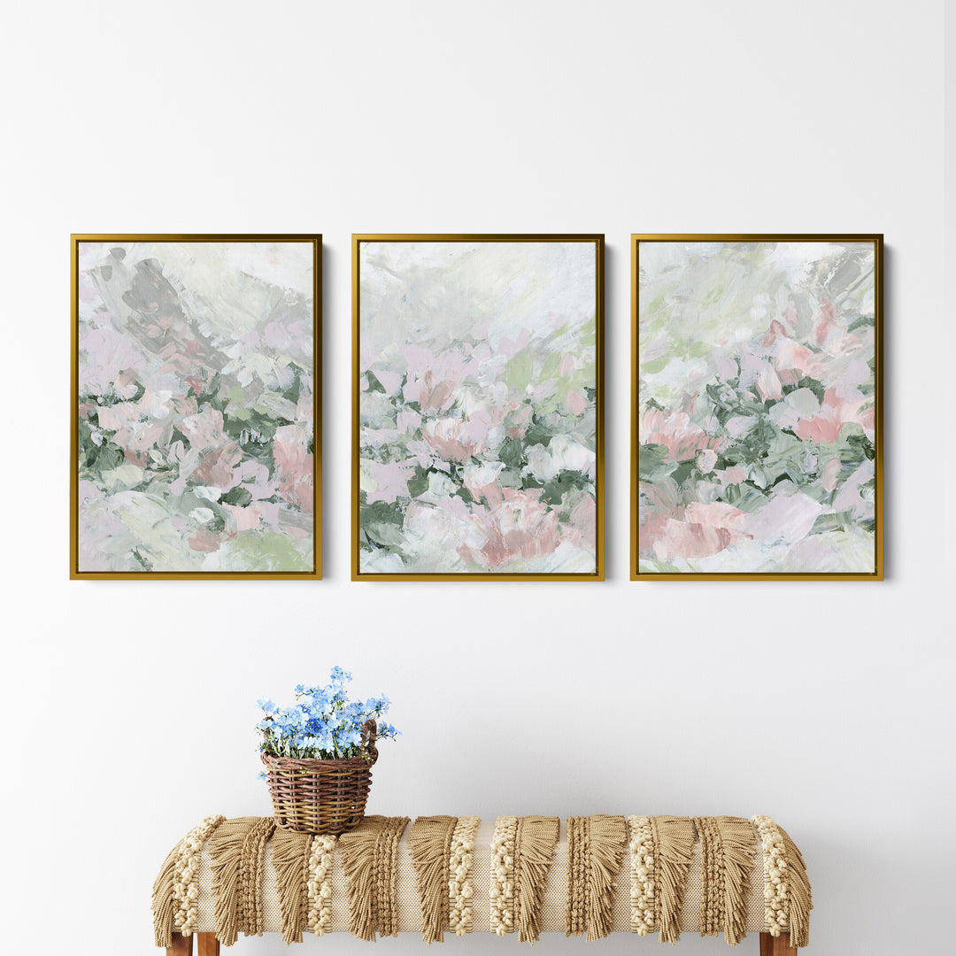 Flowers in Full Bloom - Set of 3 - Jetty Home