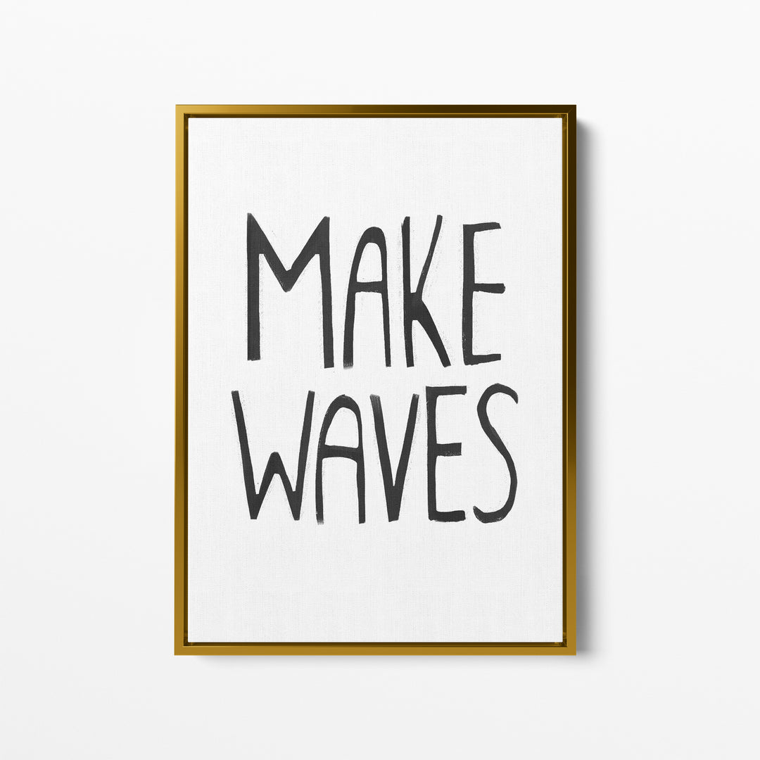 Black & White Make Waves - Jetty Home