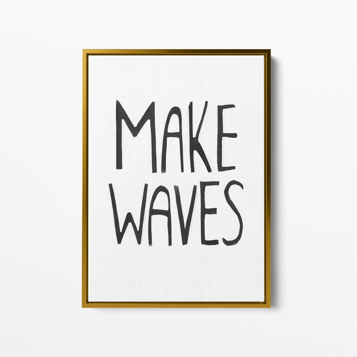 Black & White Make Waves - Jetty Home