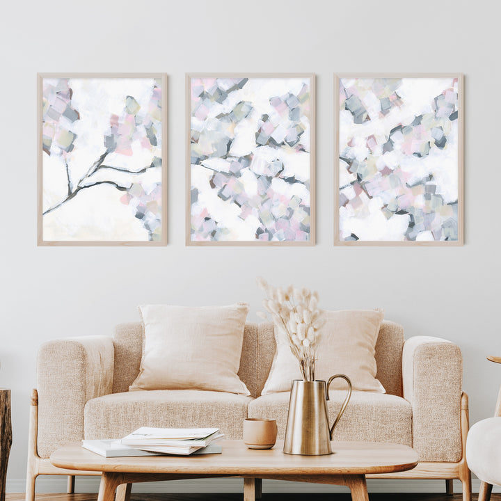 Cherry Blossoms in Spring - Set of 3 - Jetty Home