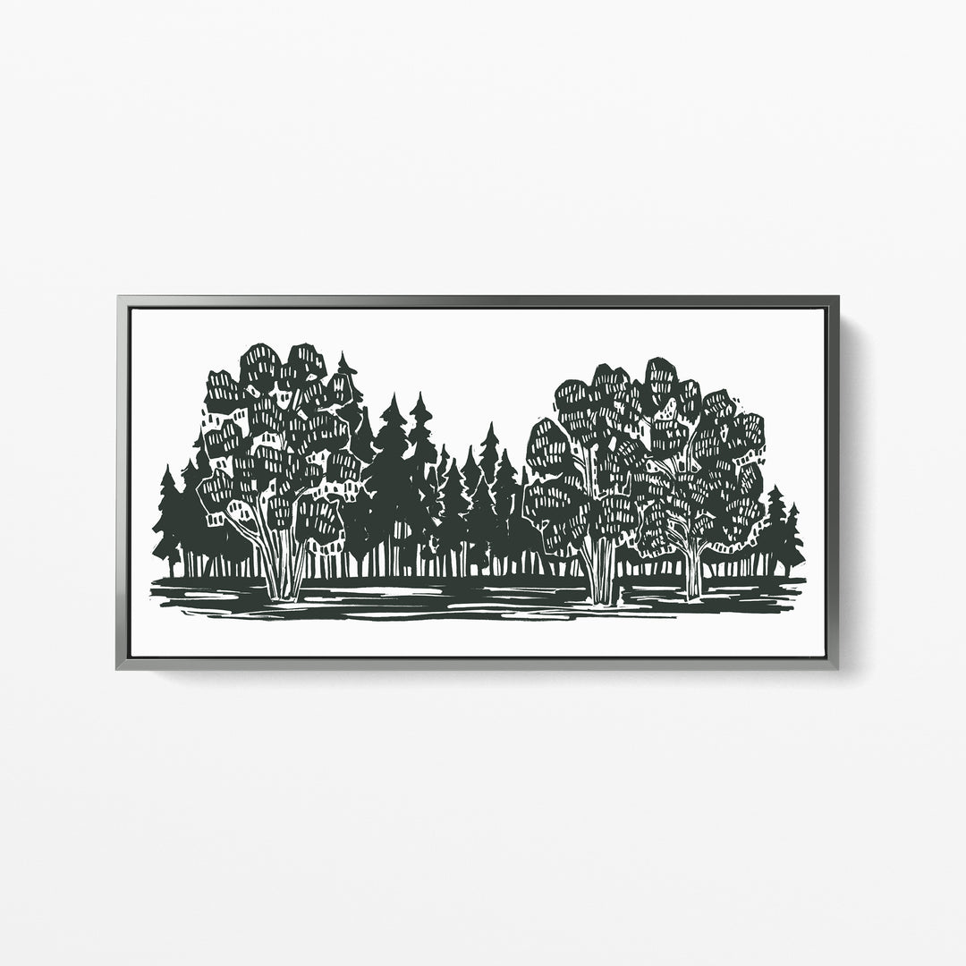 Shadowed Woodland Panoramic - Jetty Home