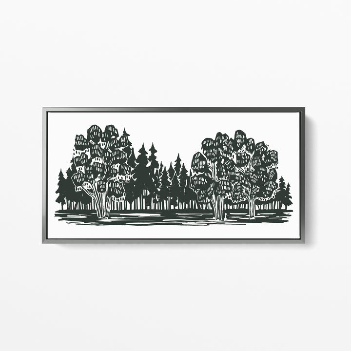 Shadowed Woodland Panoramic - Jetty Home