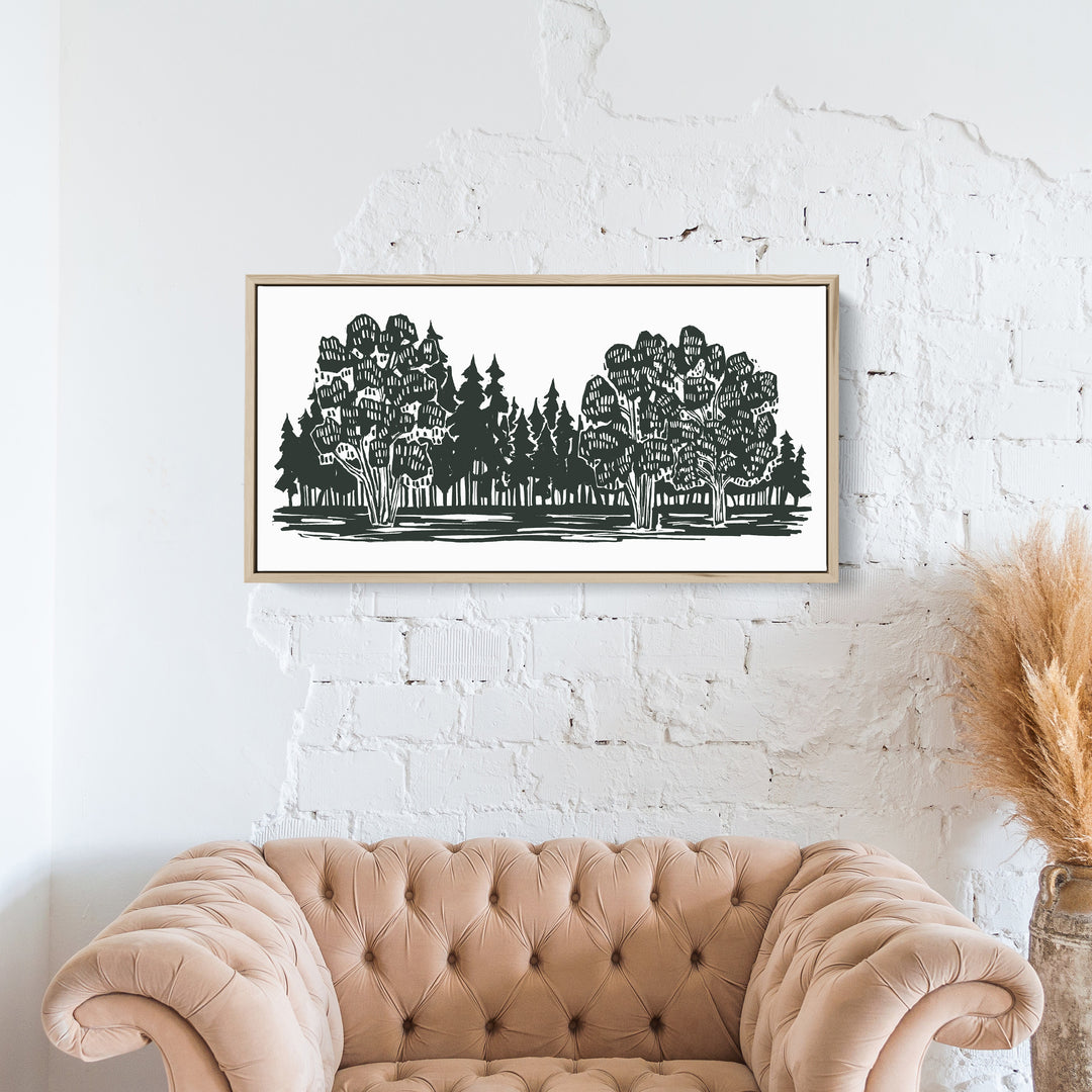 Shadowed Woodland Panoramic - Jetty Home