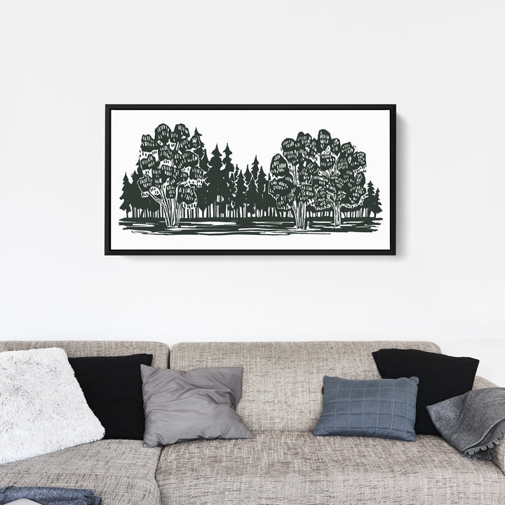 Shadowed Woodland Panoramic - Jetty Home