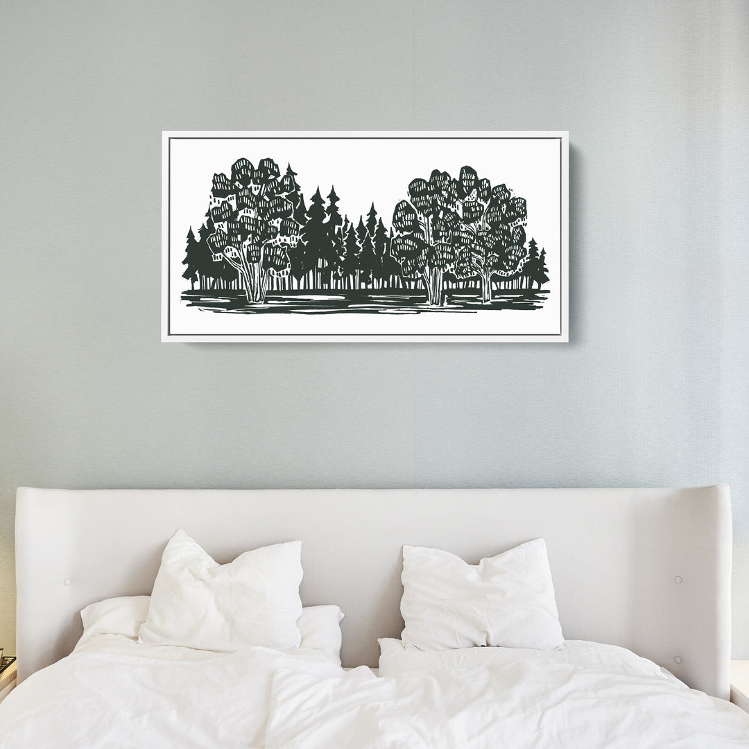 Shadowed Woodland Panoramic - Jetty Home