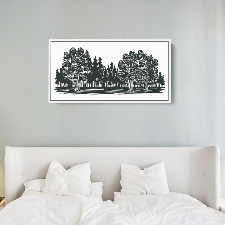 Shadowed Woodland Panoramic - Jetty Home