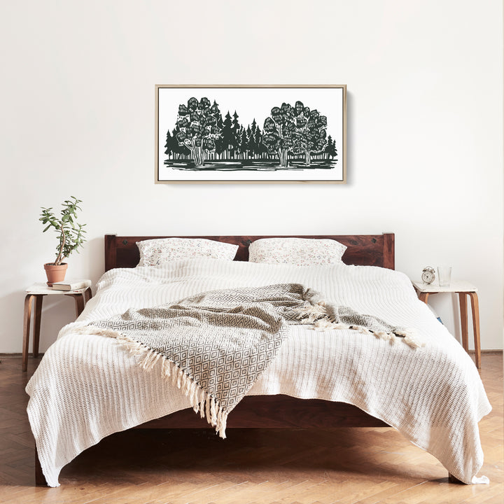 Shadowed Woodland Panoramic - Jetty Home