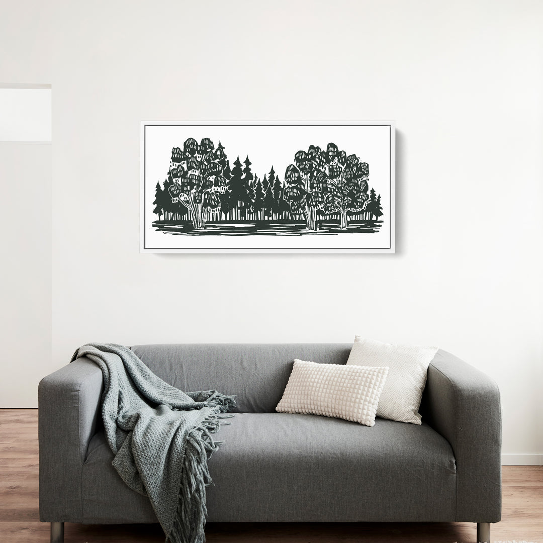 Shadowed Woodland Panoramic - Jetty Home