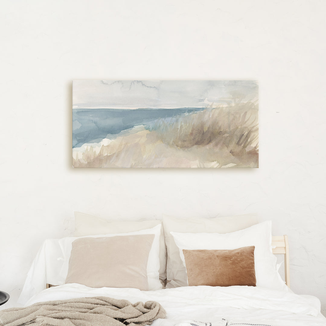 At the Banks Panoramic - Art Print or Canvas - Jetty Home