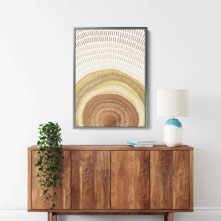 Modern Mid Century Sunrise  - Art Print or Canvas - Jetty Home