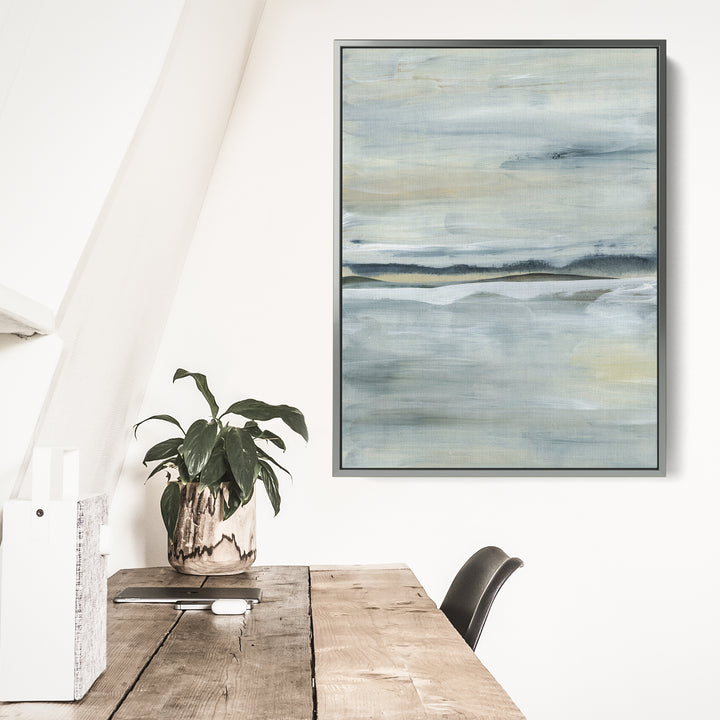 Neutral Abstract Lake - Jetty Home