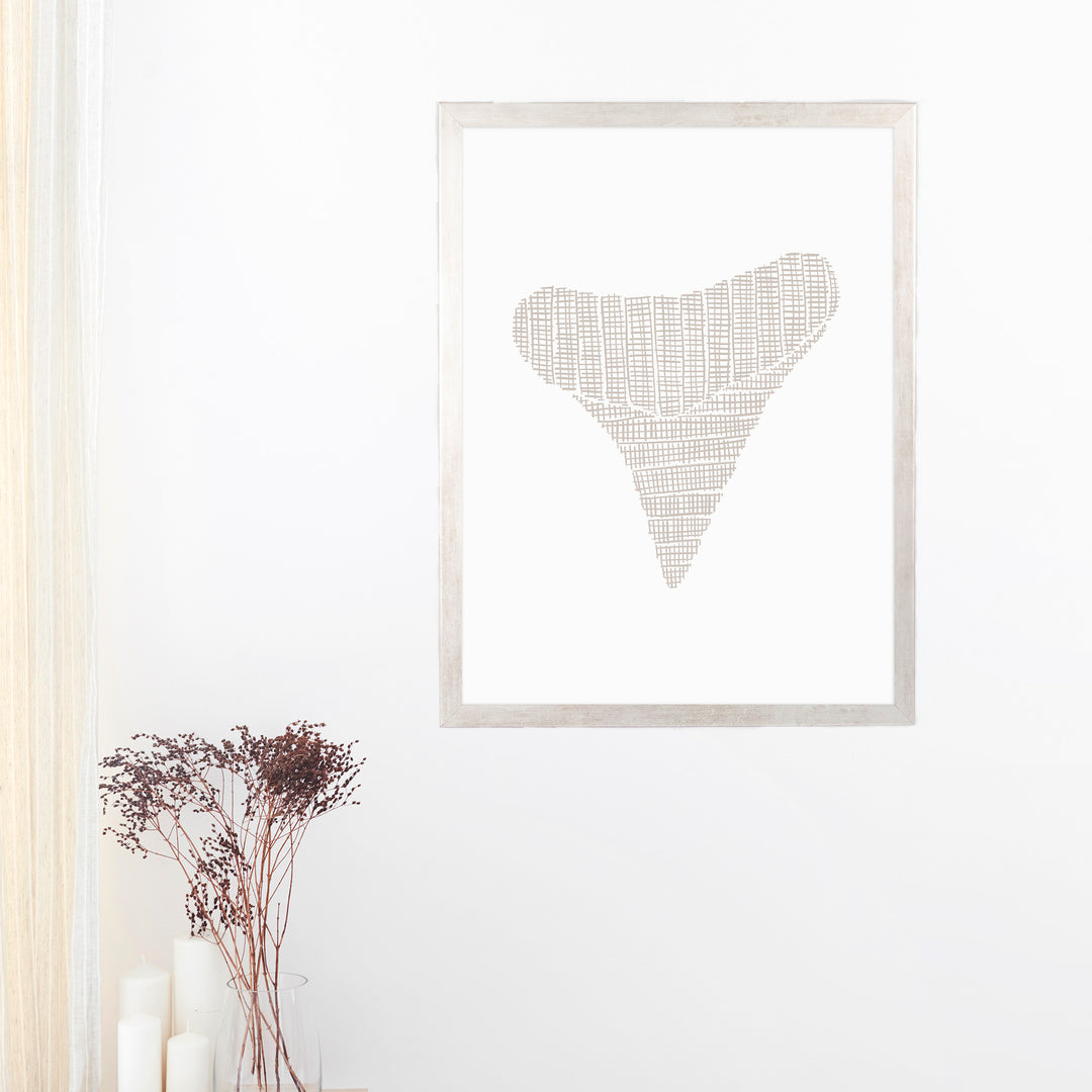Woven Shark Tooth Illustration, No. 2 - Jetty Home