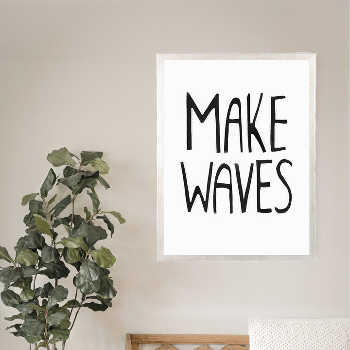 Black & White Make Waves - Jetty Home