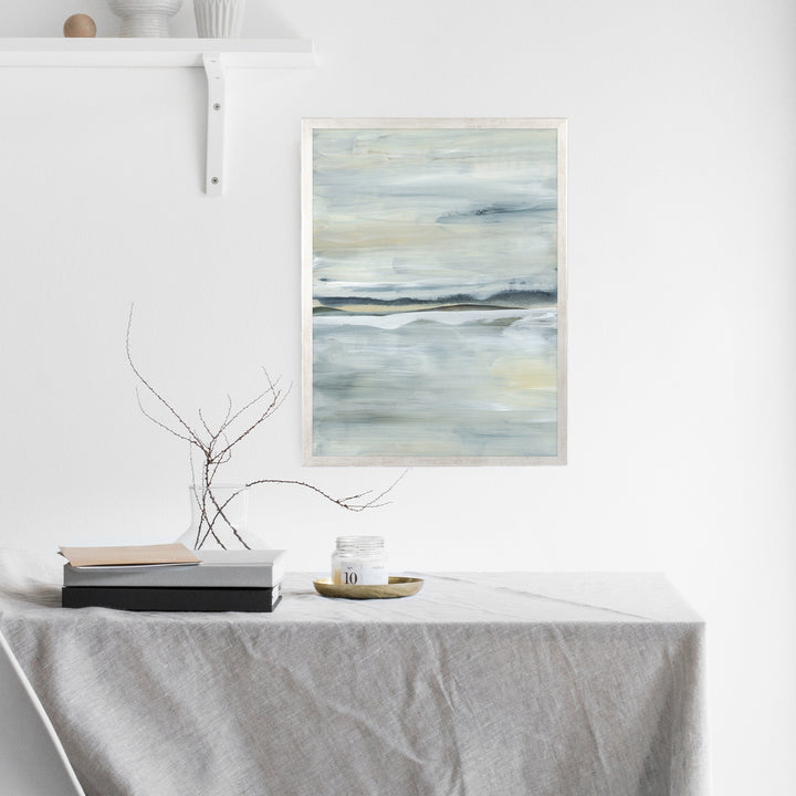 Neutral Abstract Lake - Jetty Home