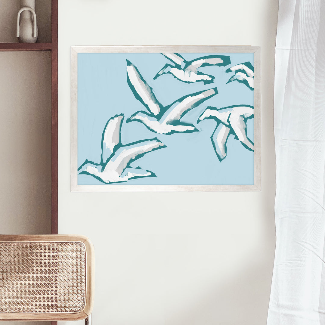Gulls in Flight - Jetty Home