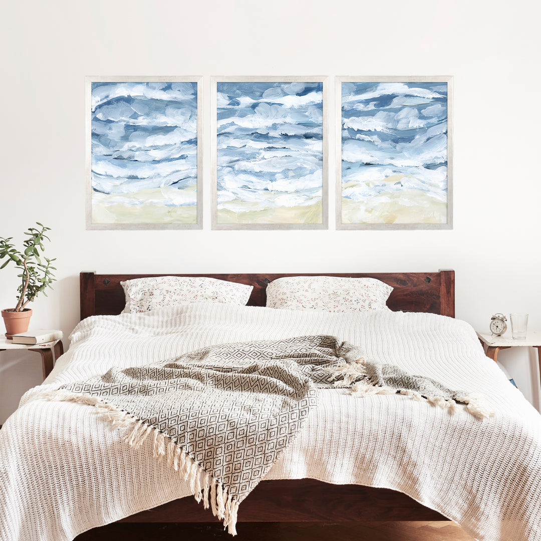 Crashing Waves - Set of 3 - Jetty Home