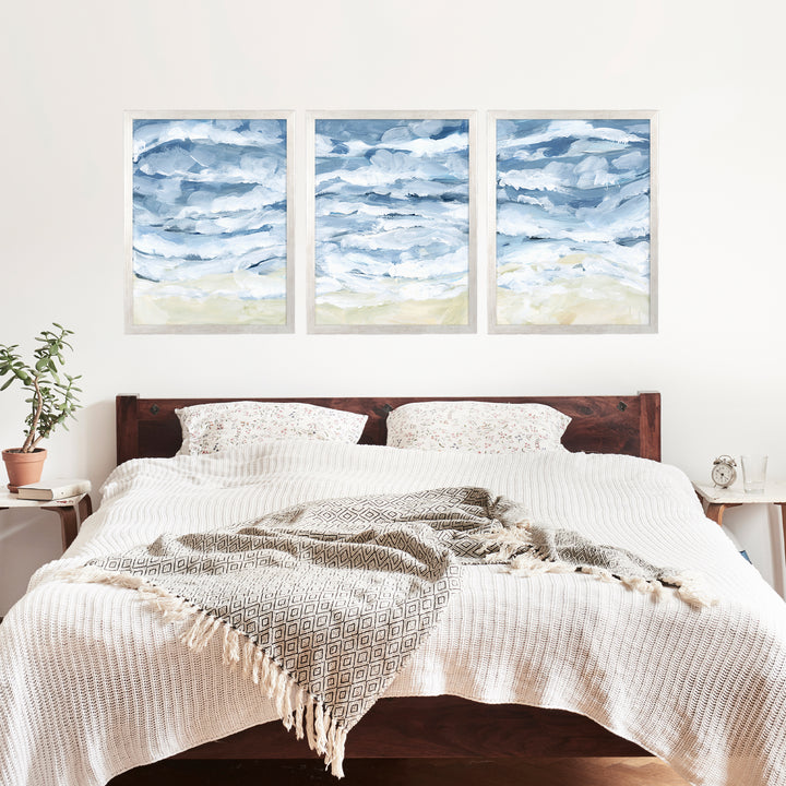 Crashing Waves - Set of 3 - Jetty Home