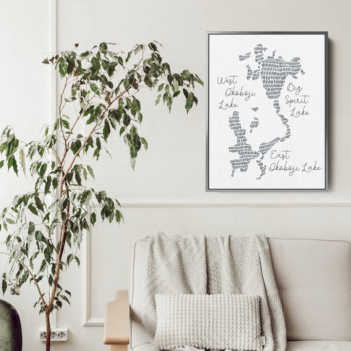 West Okoboji Lake Map - Jetty Home