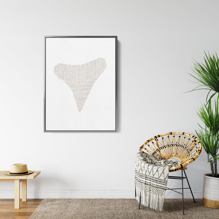 Woven Shark Tooth Illustration, No. 2 - Jetty Home