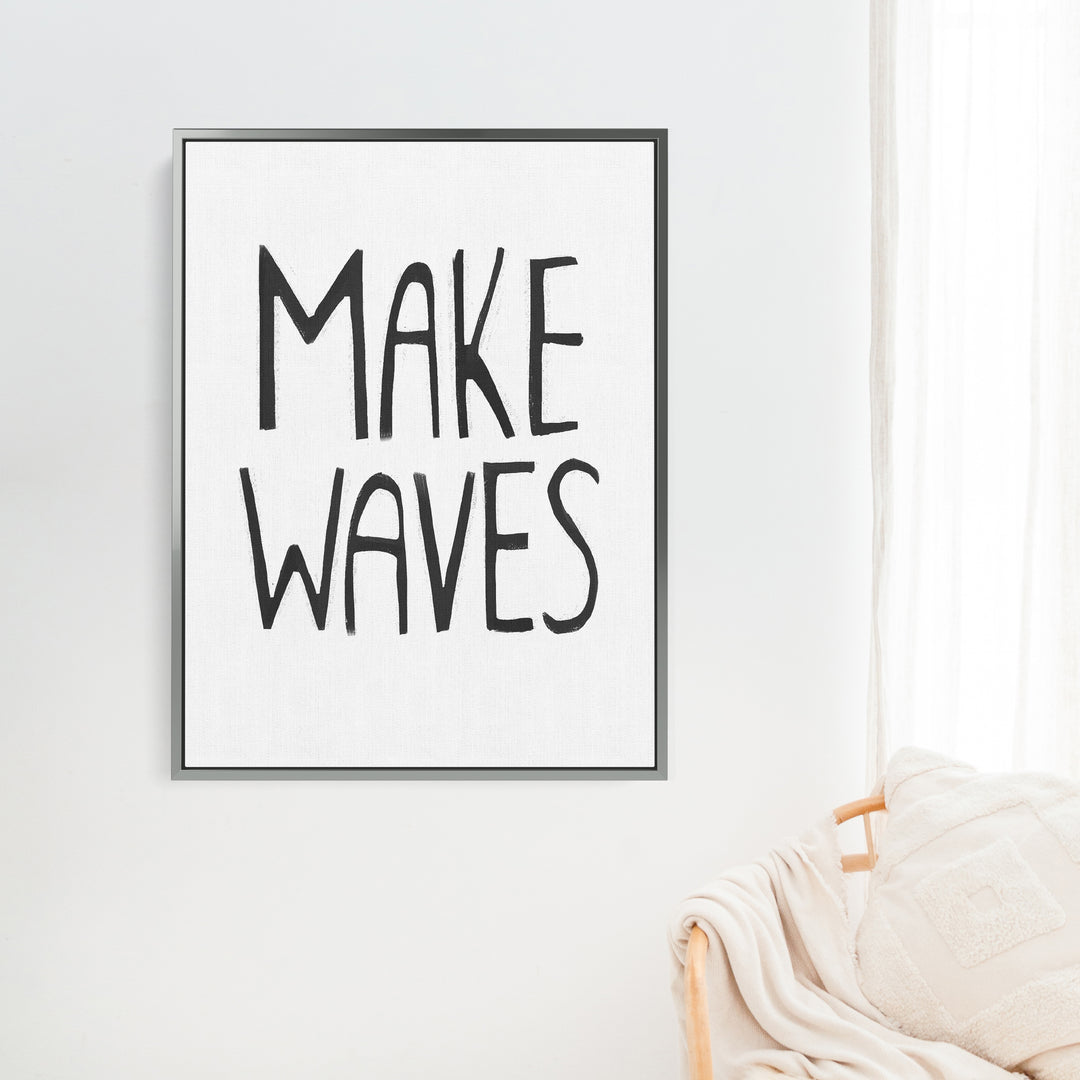 Black & White Make Waves - Jetty Home