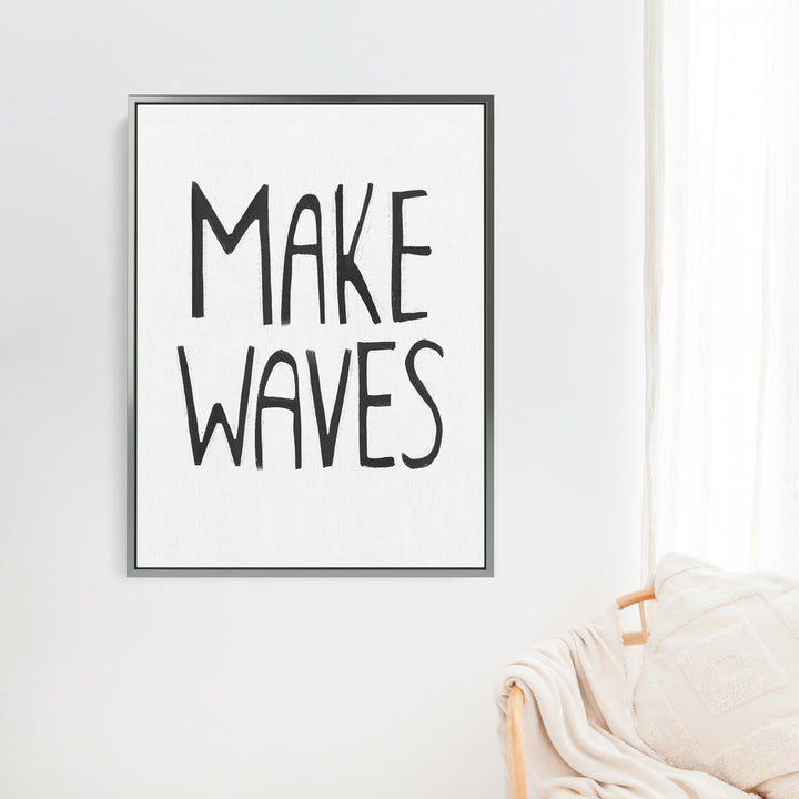 Black & White Make Waves - Jetty Home