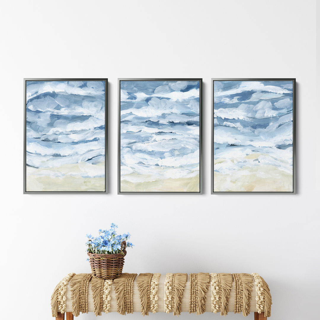 Crashing Waves - Set of 3 - Jetty Home