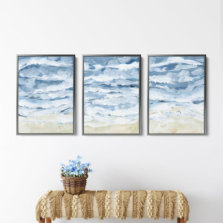 Crashing Waves - Set of 3 - Jetty Home