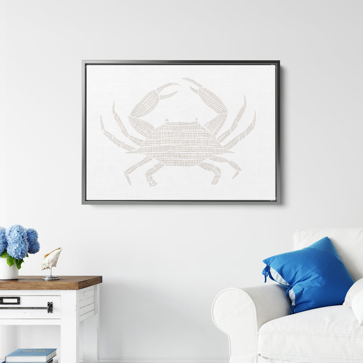 Woven Crab Illustration - Jetty Home