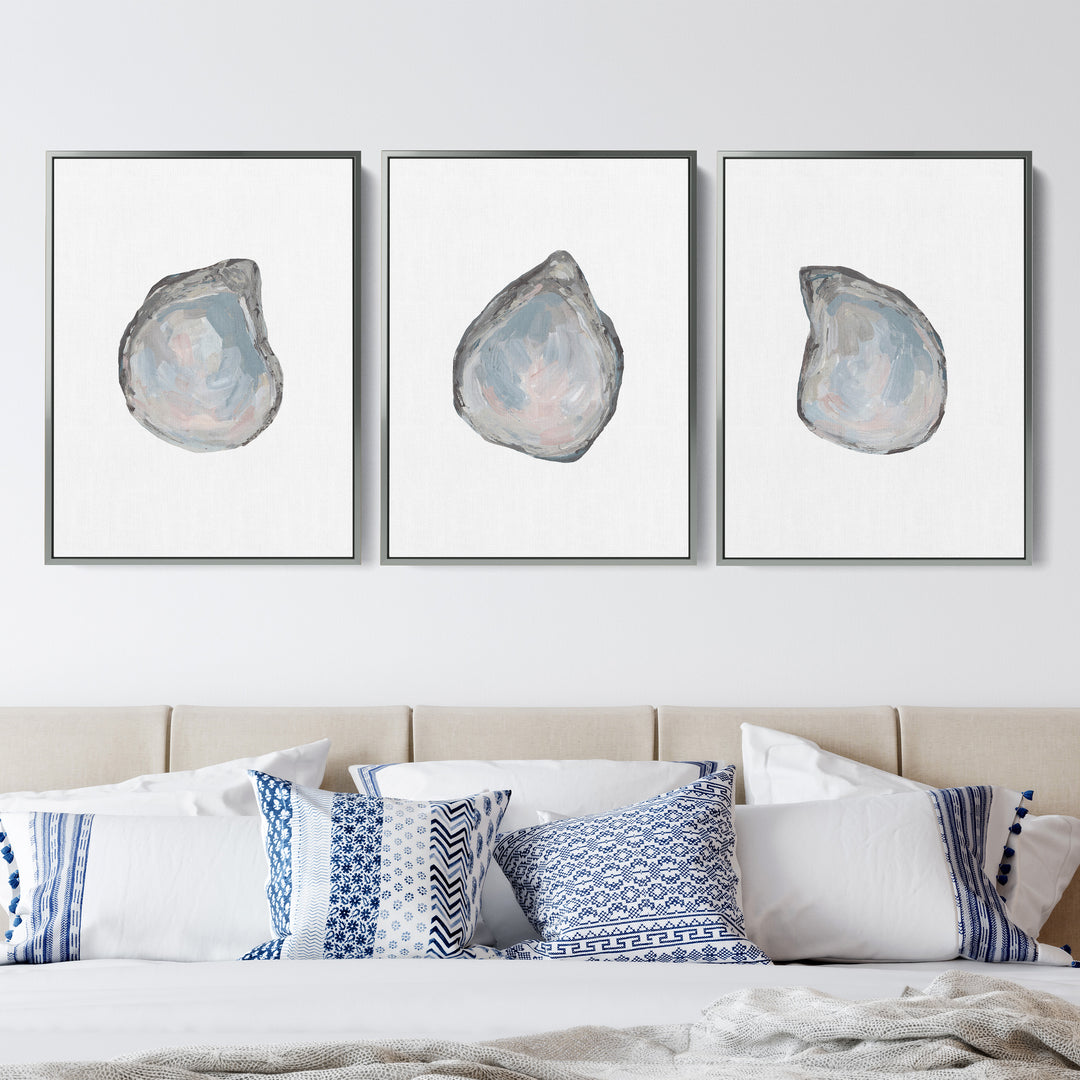 Drifted Oysters Triptych - Set of 3 - Jetty Home