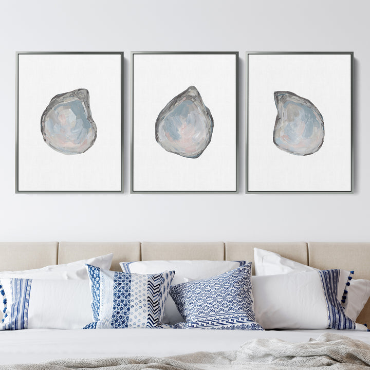 Drifted Oysters Triptych - Set of 3 - Jetty Home