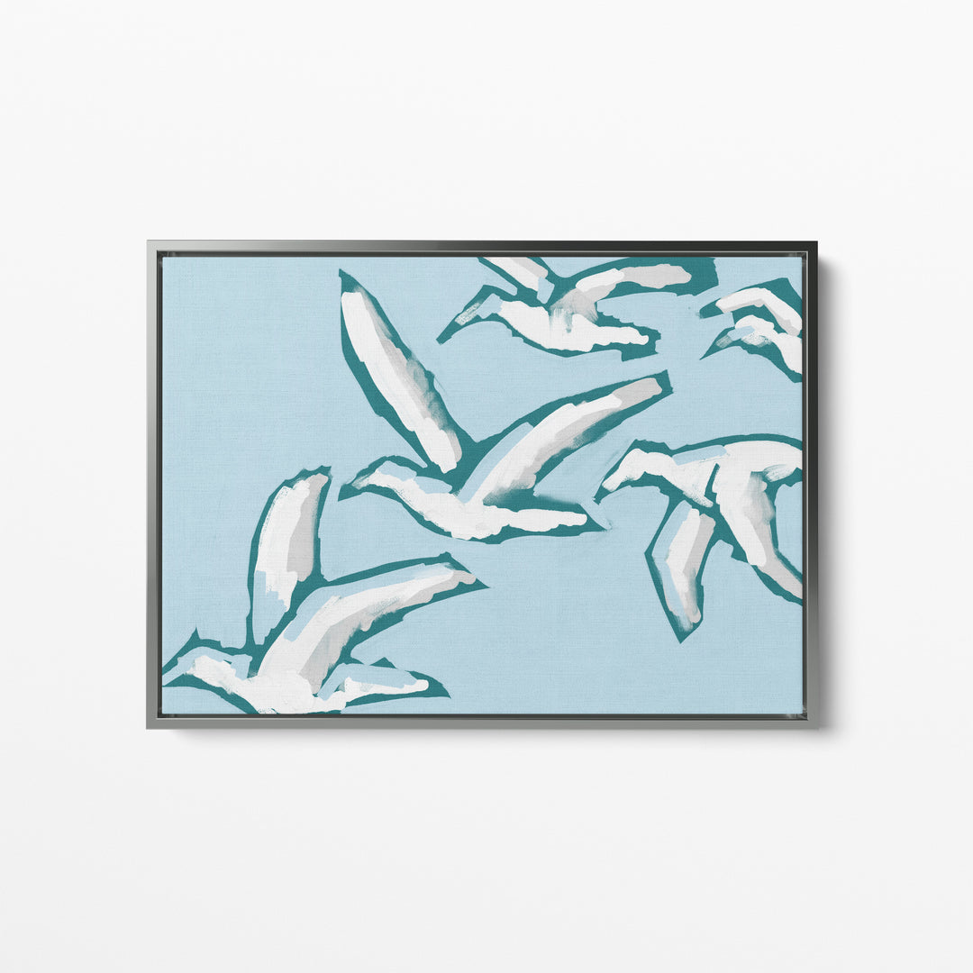 Gulls in Flight - Jetty Home