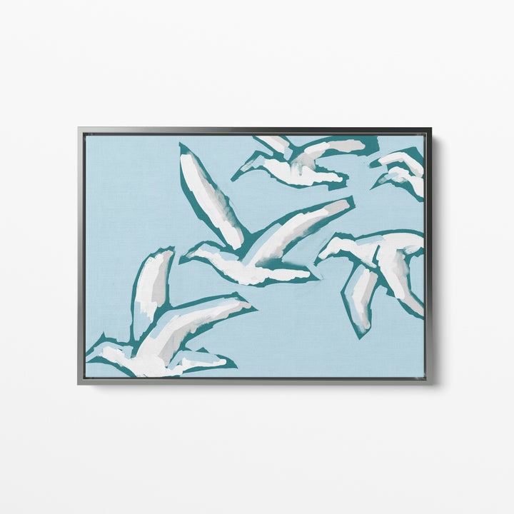 Gulls in Flight - Jetty Home