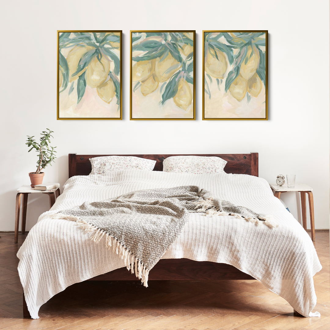 Lemon Grove Triptych - Set of 3 - Jetty Home