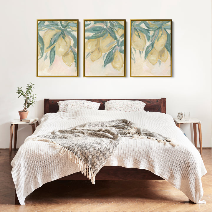 Lemon Grove Triptych - Set of 3 - Jetty Home