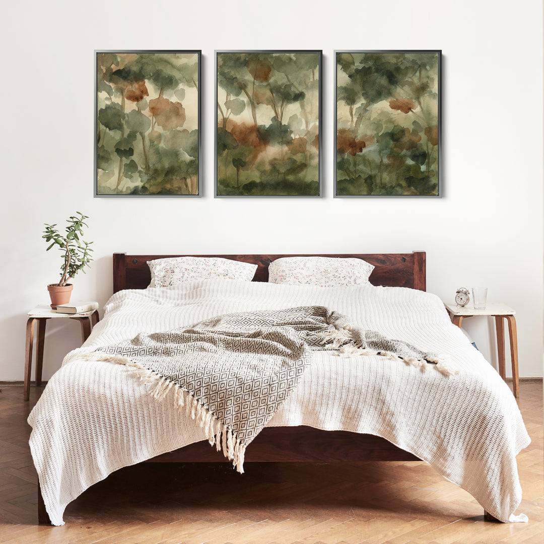 Forested Reverie Triptych - Set of 3 - Jetty Home