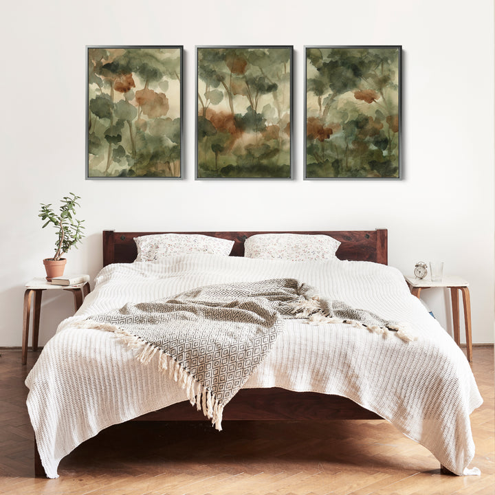 Forested Reverie Triptych - Set of 3 - Jetty Home