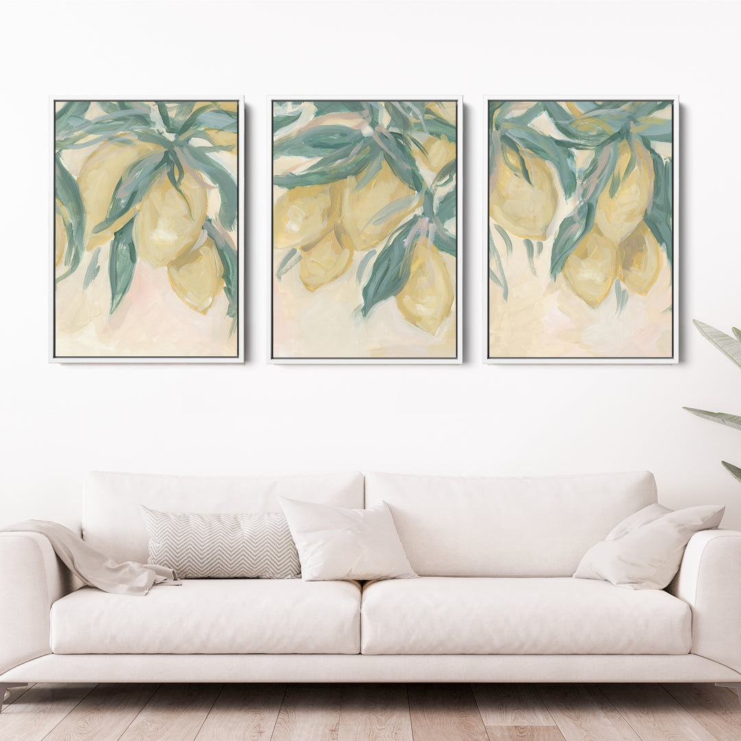 Lemon Grove Triptych - Set of 3 - Jetty Home