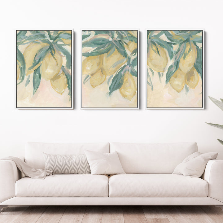 Lemon Grove Triptych - Set of 3 - Jetty Home