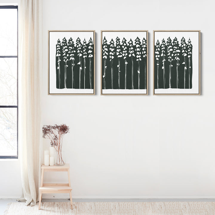 Beneath the Pines Triptych - Set of 3 - Jetty Home