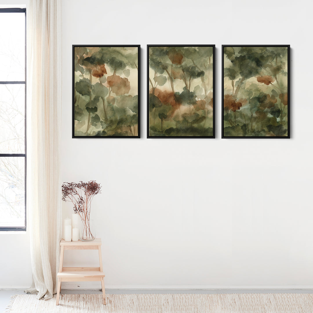 Forested Reverie Triptych - Set of 3 - Jetty Home