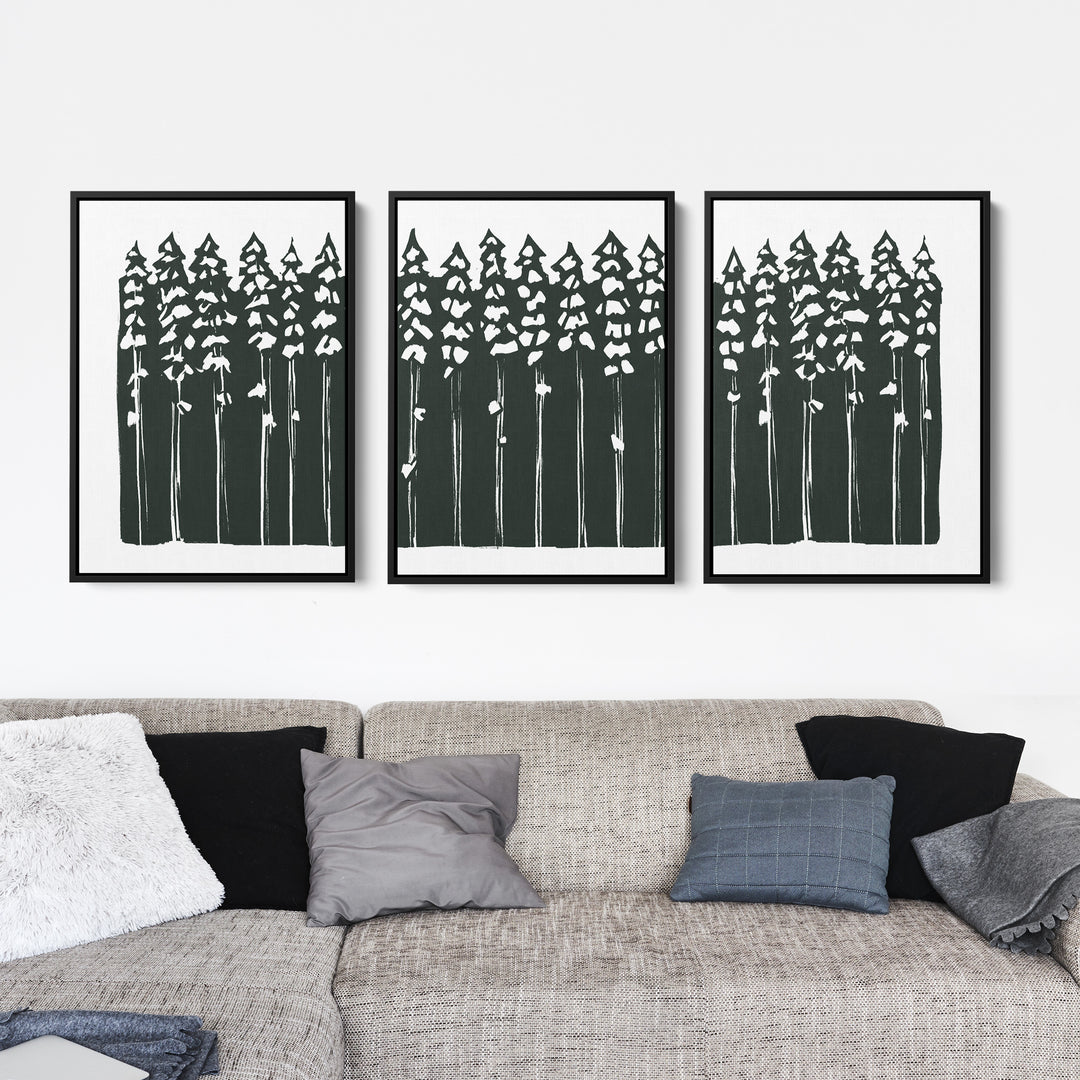Beneath the Pines Triptych - Set of 3 - Jetty Home